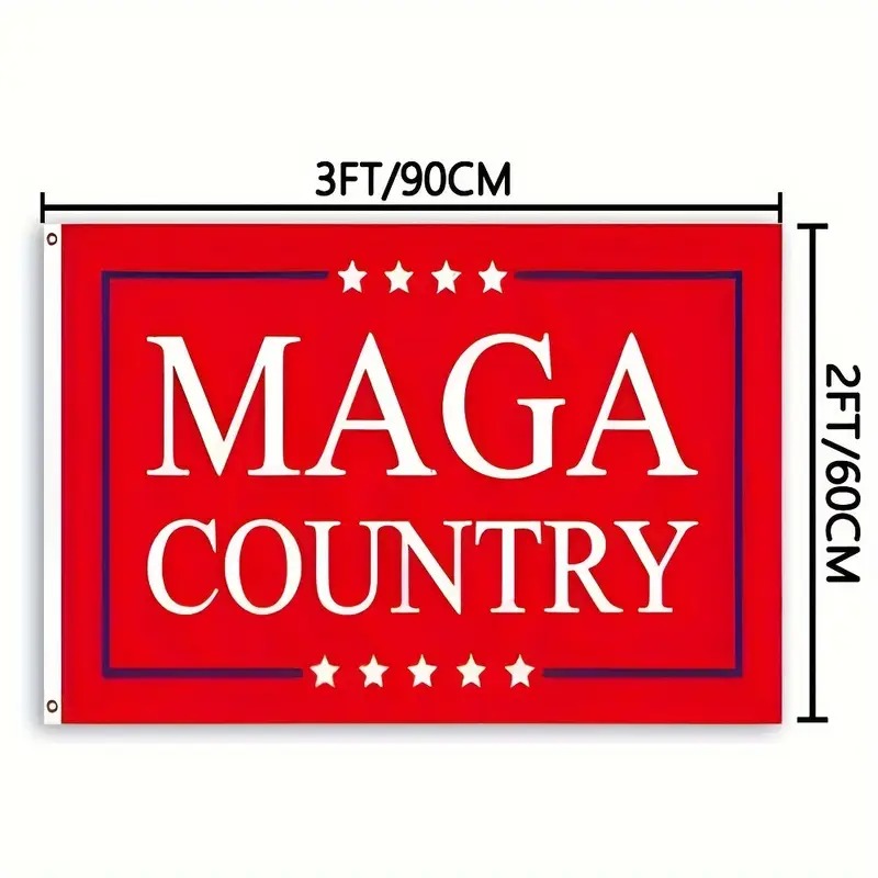 Red MAGA Country Flag