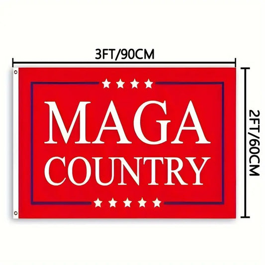 Red MAGA Country Flag