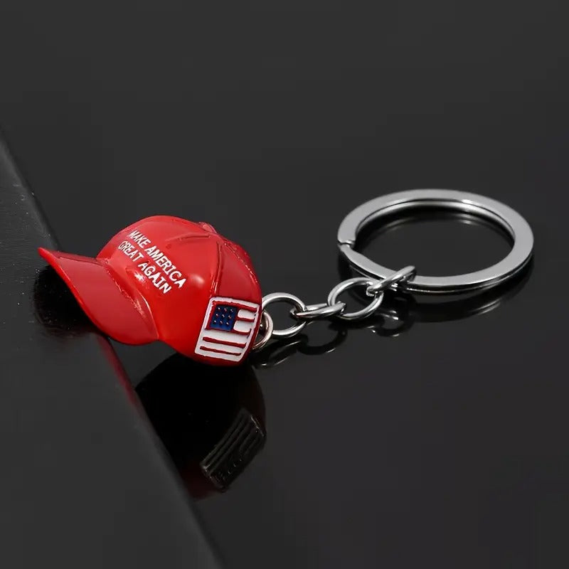 Trump Hat Keychain